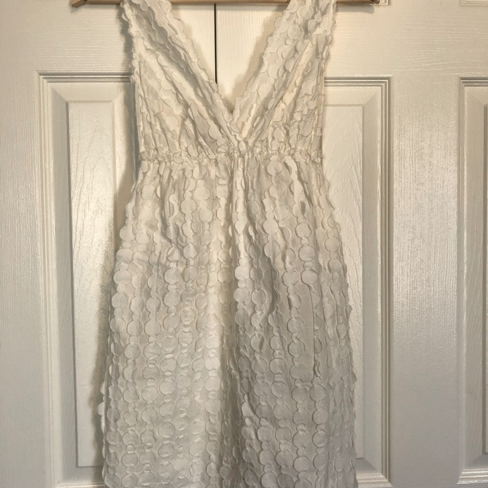 Cute Sun dress, white, Xmas, by max studio